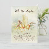 John 8:12 Jesus sagte: "Ich bin das Licht, eine fl (Stehend Vorderseite)