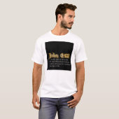 John-8:12 - lassen Sie Ihren hellen Shine für T-Shirt (Vorne ganz)