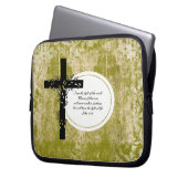 John 8:12 Notebook- oder Netbook Carrier Sleeve (Vorderseite Links)