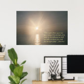 John 8:12 poster (Heimbüro)