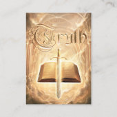 John 8:31-32 KJV Cards Visitenkarte (Rückseite)