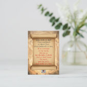 John 8:31-32 KJV Cards Visitenkarte (Stehend Vorderseite)