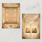 John 8:31-32 KJV Cards Visitenkarte (Vorne/Hinten)