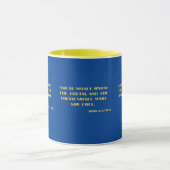 John 8:32 Bible Scripture Verse 2 Zwei-Tone-Tasse Tasse (Zentrum)