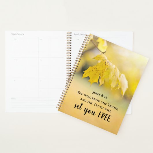 John 8:32 Die Wahrheit Set dir FREE Bibelverse Planer (Anzeige)