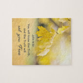 John 8:32 Die Wahrheit Set dir FREE Bibelverse Puzzle (Horizontal)