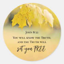 John 8:32 Die Wahrheit Set dir FREE Bibelverse