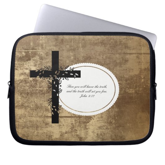 John 8:32 Laptop oder Netbook Carrier Sleeve (Vorderseite)