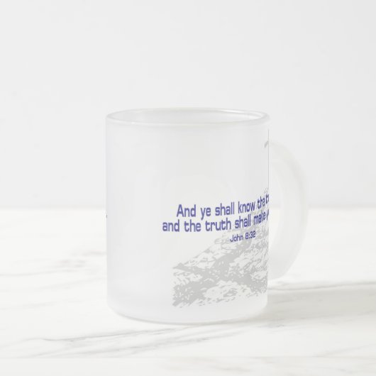 John_8_32a, John_8_32a Mattglastasse (VorderseiteRechts)