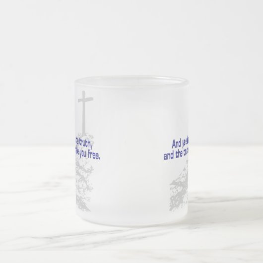 John_8_32a, John_8_32a Mattglastasse (Mittel)