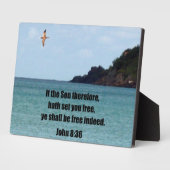 John 8:36 fotoplatte (Seite)