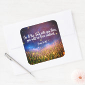 John 8:36 Sticker für Christliche Bibelschrift (Umschlag)