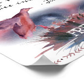 John 8:36 Wenn der Sohn Sets, die du befreit hast, Poster (Ecke)