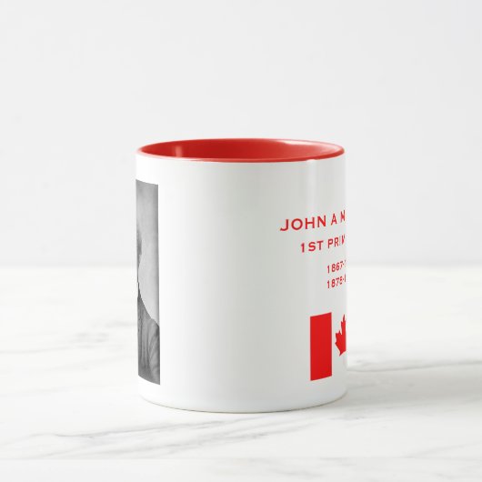 JOHN A MACDONALD P.M. von Kanada-Tasse Tasse (Zentrum)