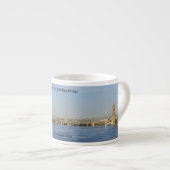 John A Roebling Bridge Espresso Tasse (Vorderseite Rechts)