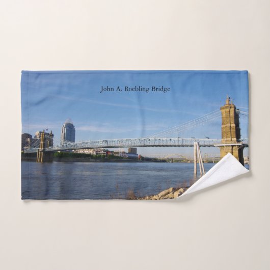 John A. Roebling Bridge Handtuchset Badhandtuch Set (Handtuch)