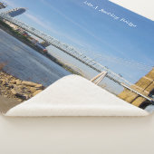 John A. Roebling Bridge sherpa-Decken Sherpadecke (3/4)