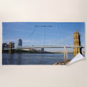 John A. Roebling Bridge Strandtuch