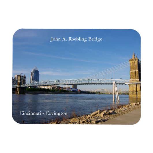 John A. Roebling Magnet (Horizontal)