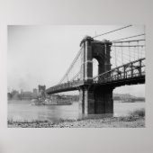 John A. Roebling Suspension Bridge Poster (Vorne)