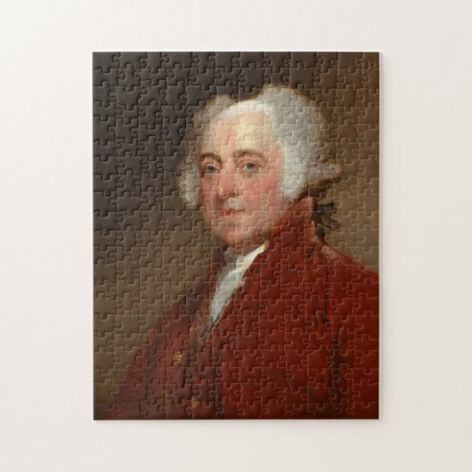 John Adams, 1821 von Gilbert Stuart Puzzle (Vertikal)