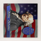 John Adams: 2. Präsident der Vereinigten Staaten Puzzle (Horizontal)