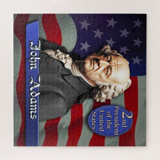 John Adams: 2. Präsident der Vereinigten Staaten Puzzle (Horizontal)