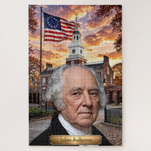 John Adams: 2. Präsident der Vereinigten Staaten Puzzle