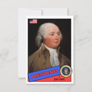 John Adams Baseball Card