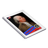 John Adams Baseball Card Notizblock (Rechte Seite)