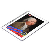 John Adams Baseball Card Notizblock (Linke Seite)