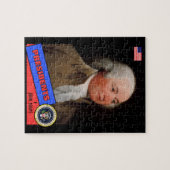 John Adams Baseball Card Puzzle (Horizontal)
