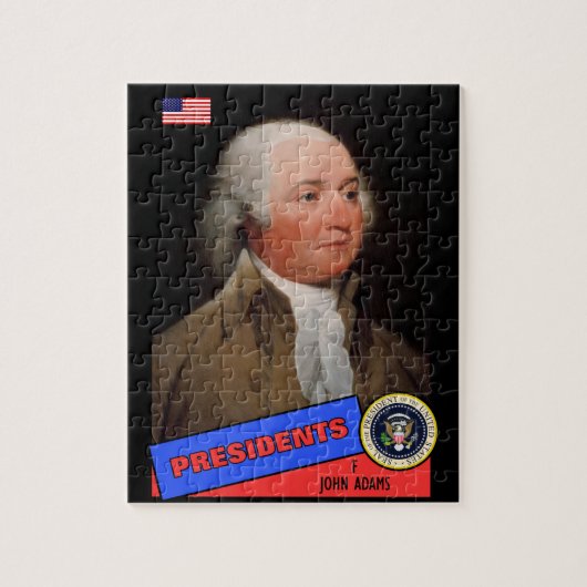 John Adams Baseball Card Puzzle (Vertikal)