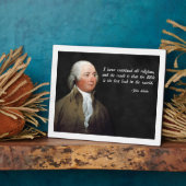 John Adams Bible Fotoplatte (Seite)