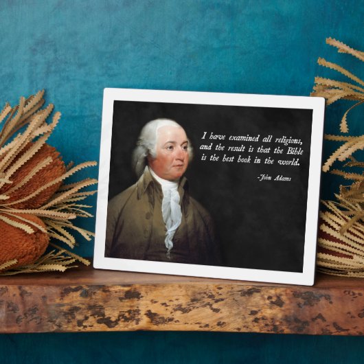 John Adams Bible Fotoplatte (Seite)
