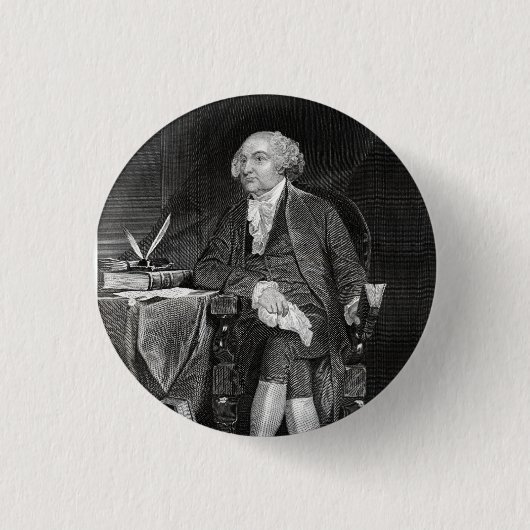 John Adams Button (Vorderseite)