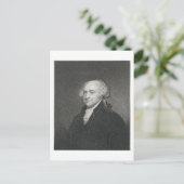 John Adams, eingraviert von James Barton Longacre Postkarte (Stehend Vorderseite)