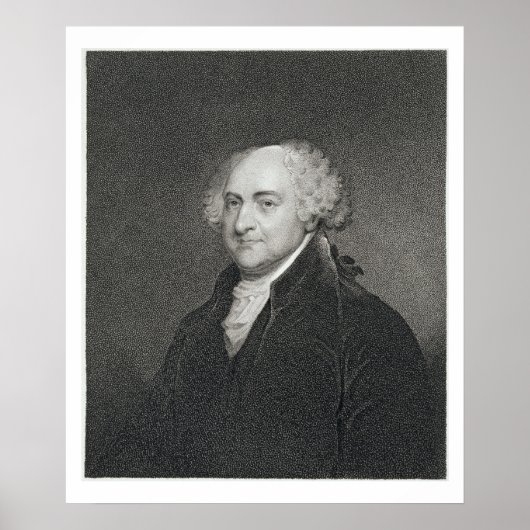 John Adams, engraved by James Barton Longacre (179 Poster (Vorne)