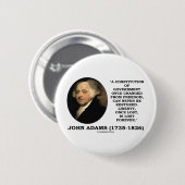 John Adams-Freiheit, sobald Lost für immer Button (Vorne & Hinten)
