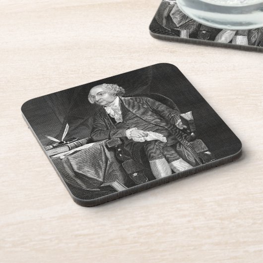 John Adams Getränkeuntersetzer (Linke Seite)