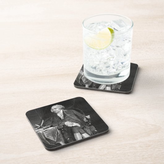 John Adams Getränkeuntersetzer (Rechte Seite)