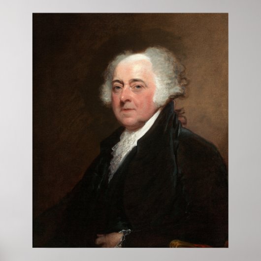 John Adams - Gilbert Stuart Fine Art Poster (Vorne)