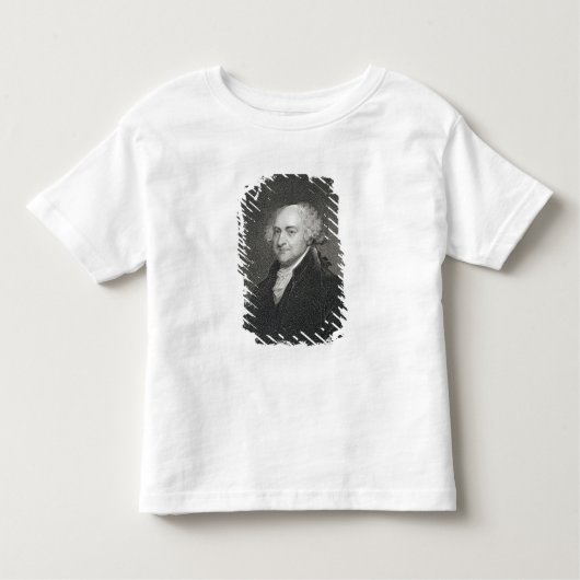 John Adams, graviert von James Barton Longacre Kleinkind T-shirt (Vorderseite)