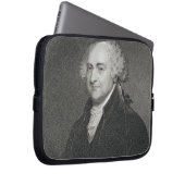 John Adams, graviert von James Barton Longacre Laptopschutzhülle (Vorne Rechts)