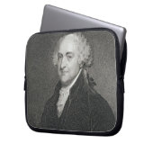 John Adams, graviert von James Barton Longacre Laptopschutzhülle (Vorderseite Links)