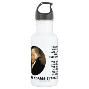 John Adams las meine Augen heraus kann nicht lesen Trinkflasche