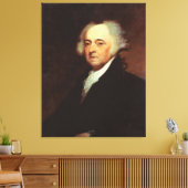 JOHN ADAMS Portrait von Asher B. Durand Print Leinwanddruck (Insitu (Wohnzimmer))