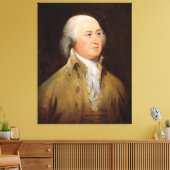 JOHN ADAMS Portrait von John Trumbull Print Leinwanddruck (Insitu (Wohnzimmer))