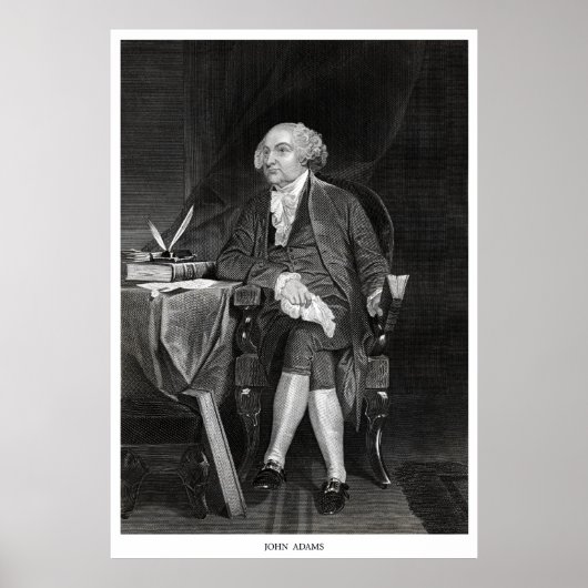 John Adams Poster (Vorne)