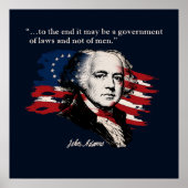 John Adams Poster (Vorne)